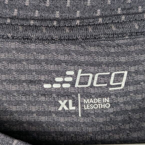 BCG XL Gray Long Sleeve Performance Shirt Mens Moisture Wicking Athletic Top - Picture 2 of 4